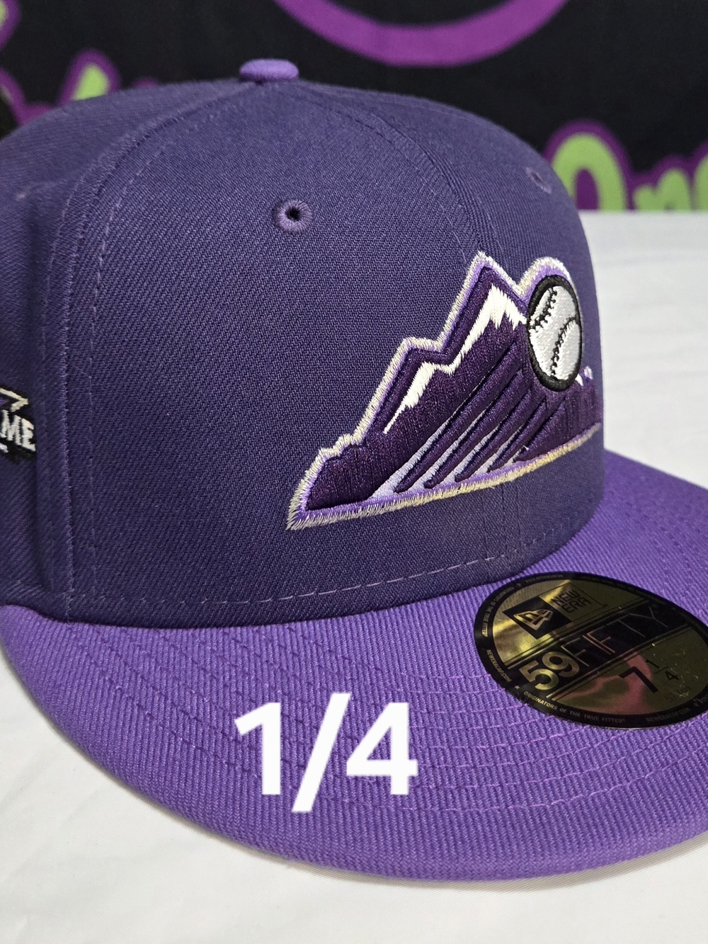 🔴SOLD🔴New Era 7 1/4 - Sneaky Two Tone Colorado Rockies